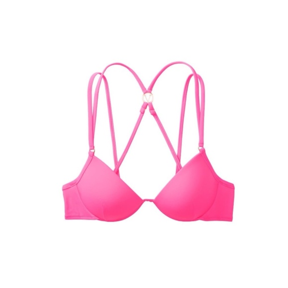 Victoria's Secret VS Shocking Pink Bikini Swim Set - 32B & S - Picture 9 of 10